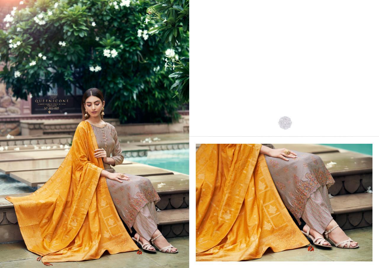 Naqsh Fancy Festive Wear Heavy Muslin SIlk Designer Salwar Suit Collection